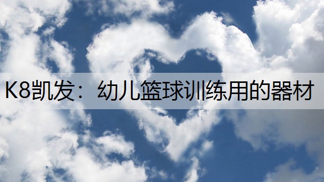 幼儿篮球训练用的器材