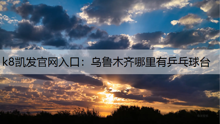 乌鲁木齐哪里有乒乓球台